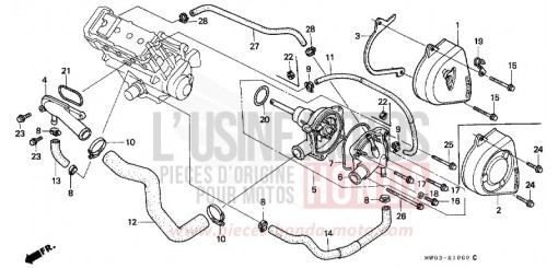 WATER PUMP CBR900RRV de 1997